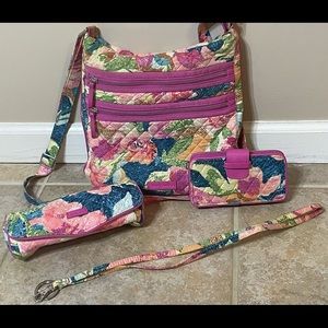 Vera Bradley 4-Piece Matching Set/Bundle